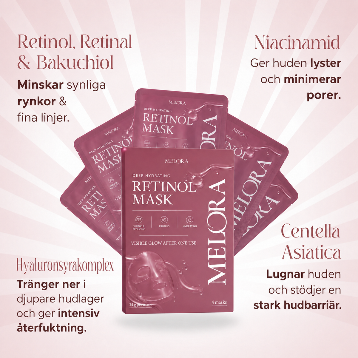 Syväkosteuttava retinolinaamio